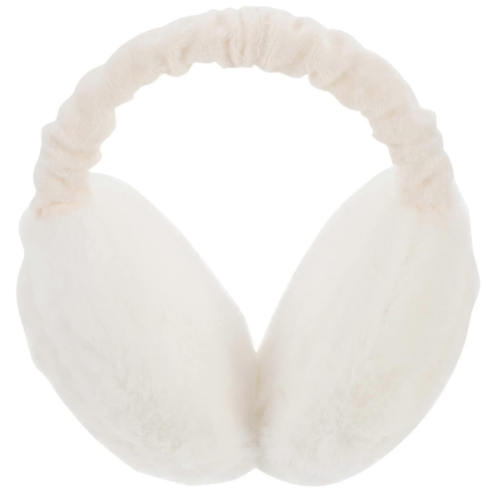 Christmas Earmuffs Plush Fluffy Christmas Ear Muffs Winter Warm Ear Covers Earmuffs Headband For Women Girls