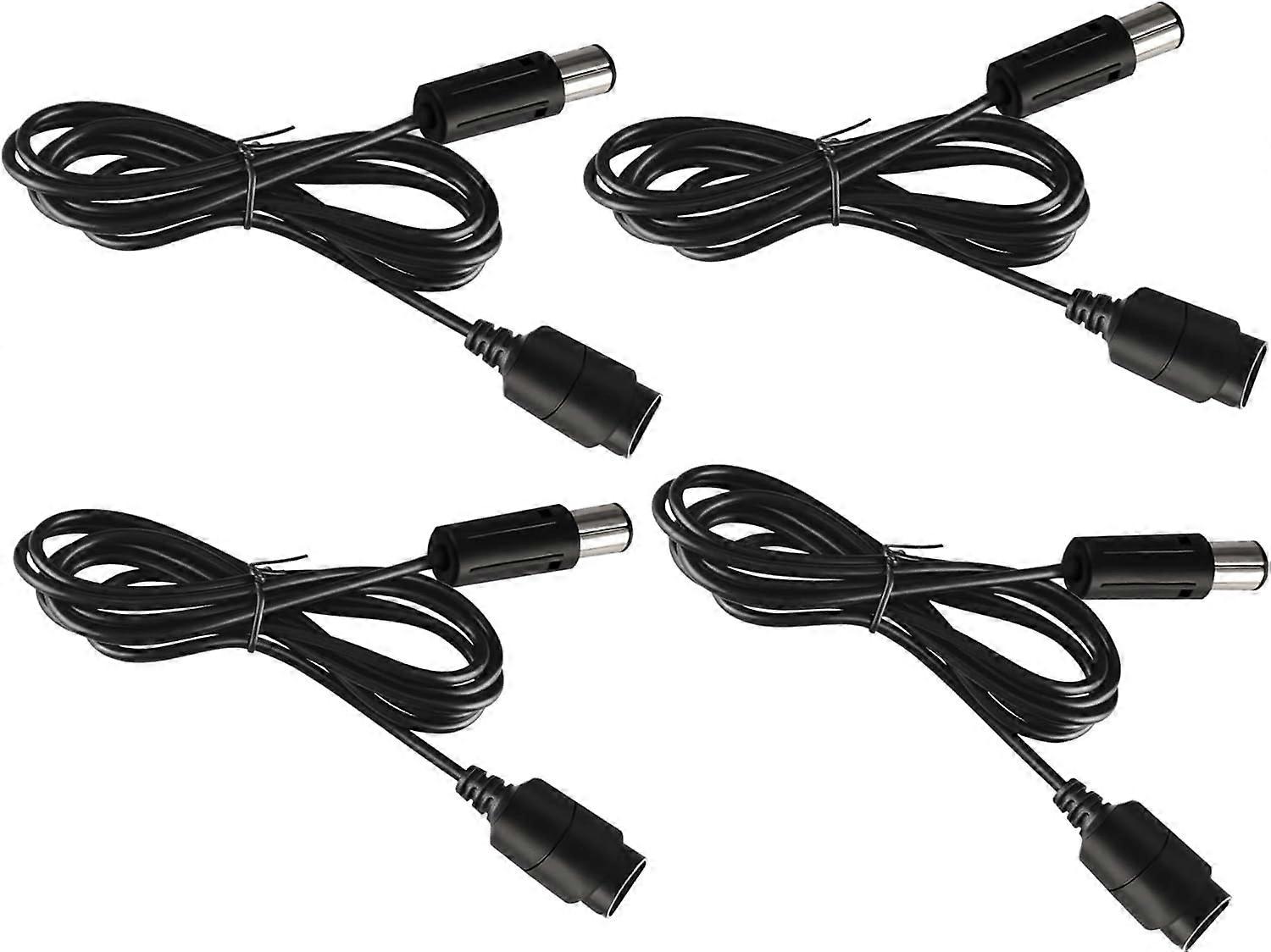 4Pack 6Ft NGC Controller Extension Cable Cord for Nintendo Wii/Gamecube Controller