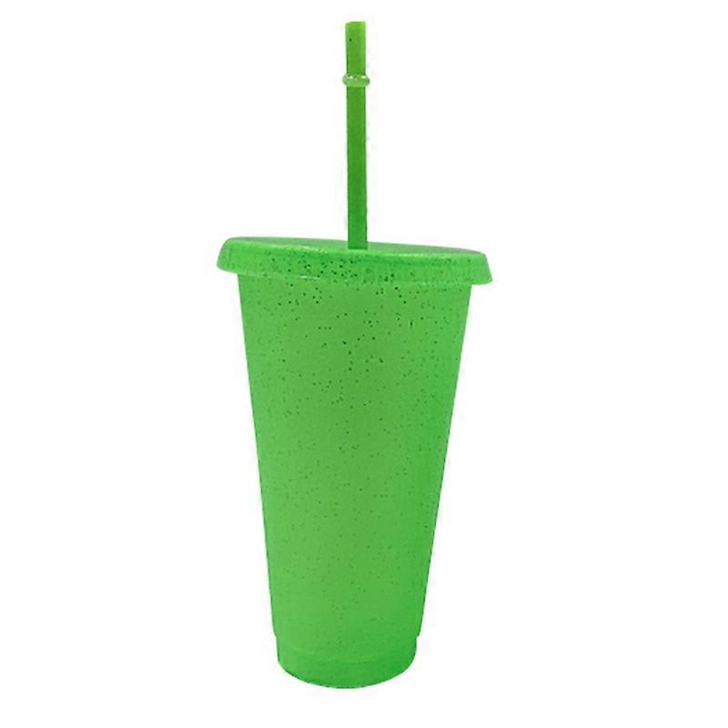 Water Bottle Reusable High-capacity PP Straw Green Drinking Tumbler Cup for Office KAESI