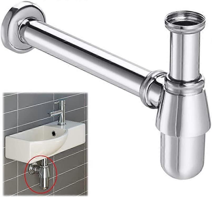 Wash Basin Chrome Brass Deodorant Bottle Trap