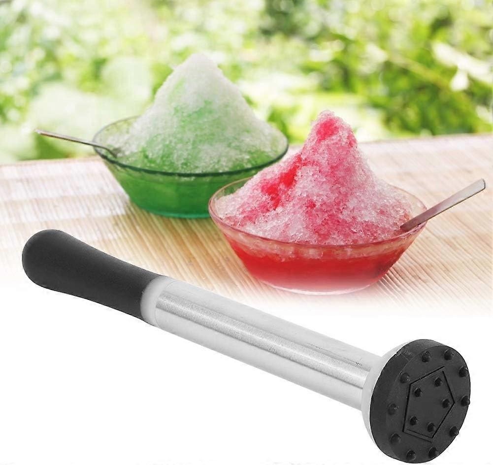 Isknuser, rustfrit stål cocktail knust popsicle