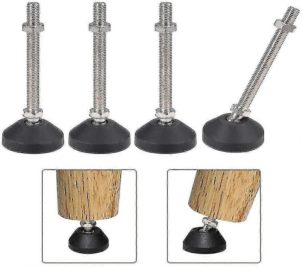 ضبط مسامير لأرجل الأثاث ، M8 المسمار أقدام قابل للتعديل تركيب الكلمة