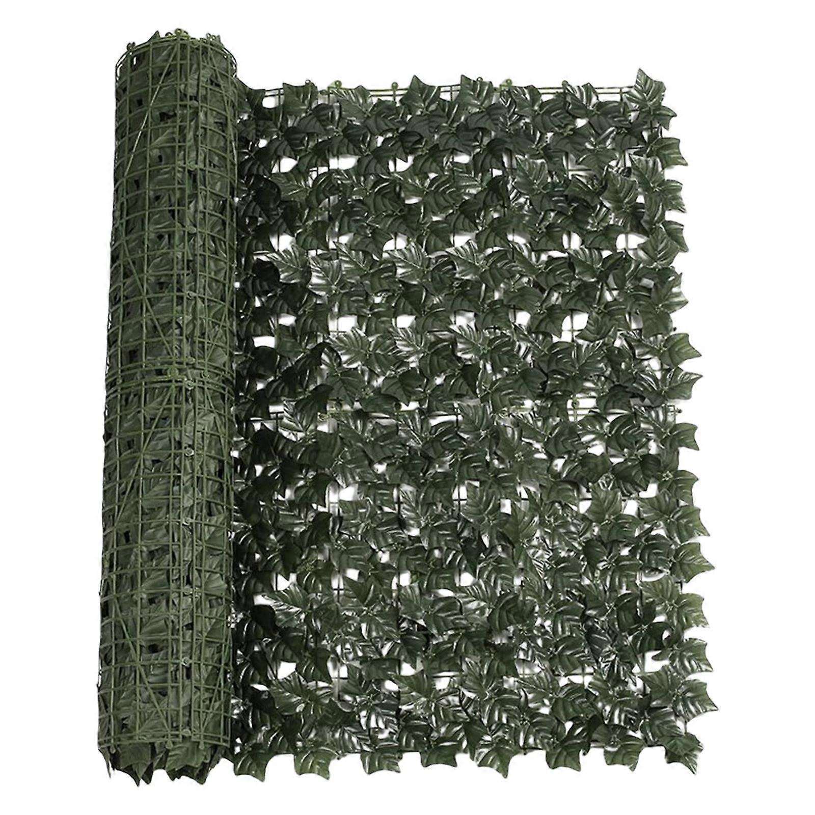 Cerca de privacidade de hera artificial 19,69 '' X118,11 '' polegadas para quintal Pátio Folha de batata-doce A