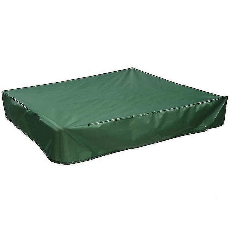 Sandbox Cover, Square Dustproof Sandbox Cover With Drawstring, Waterproof Sandpit Pool Cover, Green,green