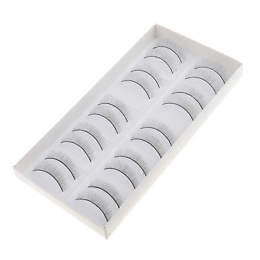 10Pairs/Set Training Lashes Individual Eyelash Extension Teaching Practice Tools 8mm