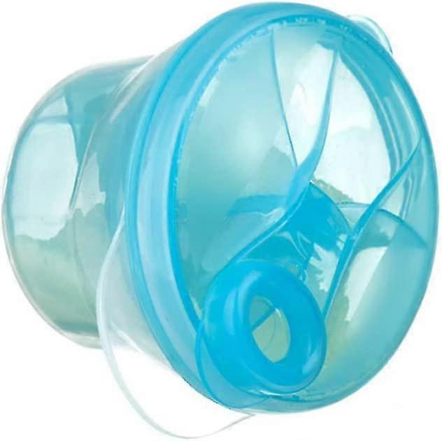 Blue Multi-function Plastic 3 Slots Milk Powder Cup Small Layered Milk Box,multi-functional Small Box