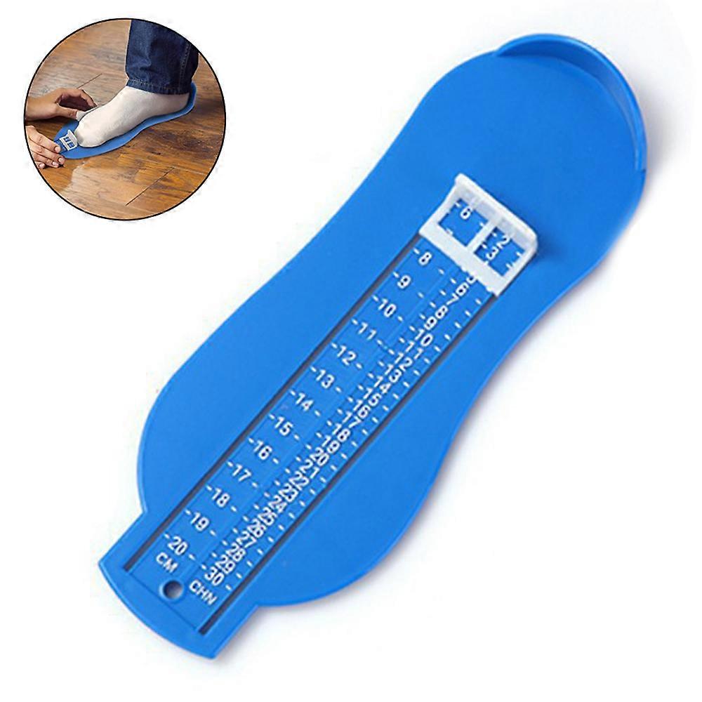 Foot Measuring Device - Easy Online Shoe Shopping: Measure Feet with Precision for Hassle-Free Purchases - Blue