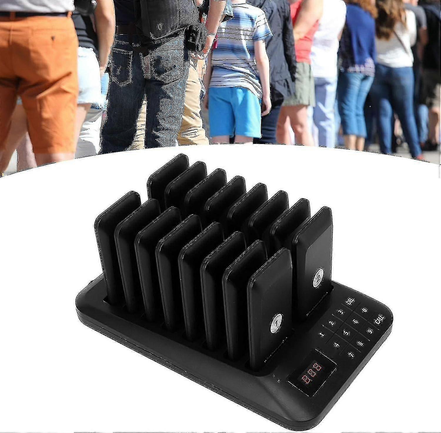16 Buzzers Κλήση Εξυπηρέτηση Πελατών Οθόνη αφής Εστιατόριο Αναμονή Βομβητές