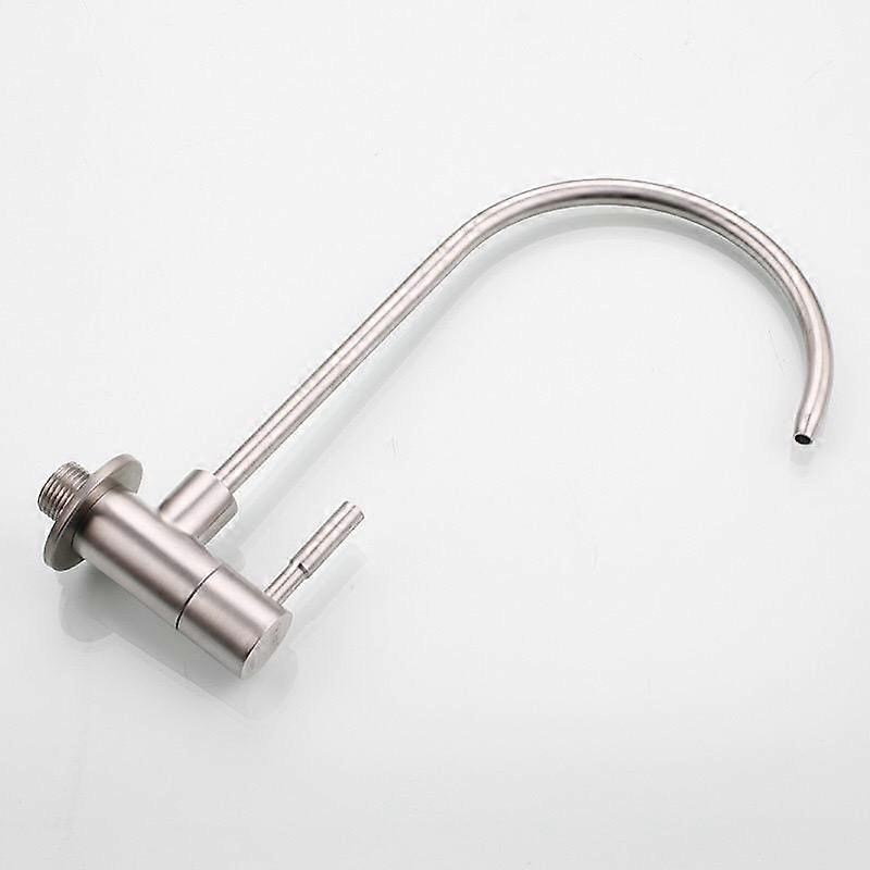 1 / 4 Brushed drinking tap water purifier reverse osmosis sink faucet