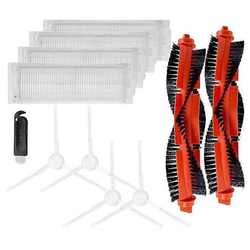Hepa Filter Roller Spin Brush Mop Cloth For Xiaomi Mijia Lds / Styj02Ym For Viomi V2 Pro Robot Vacuum Cleaner