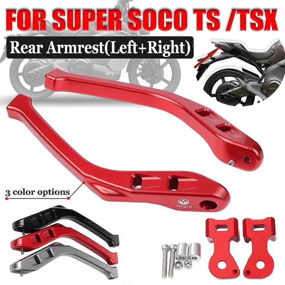 Reposabrazos trasero para motocicleta, accesorio modificado para SUPER SOCO TS LITE PRO TSX