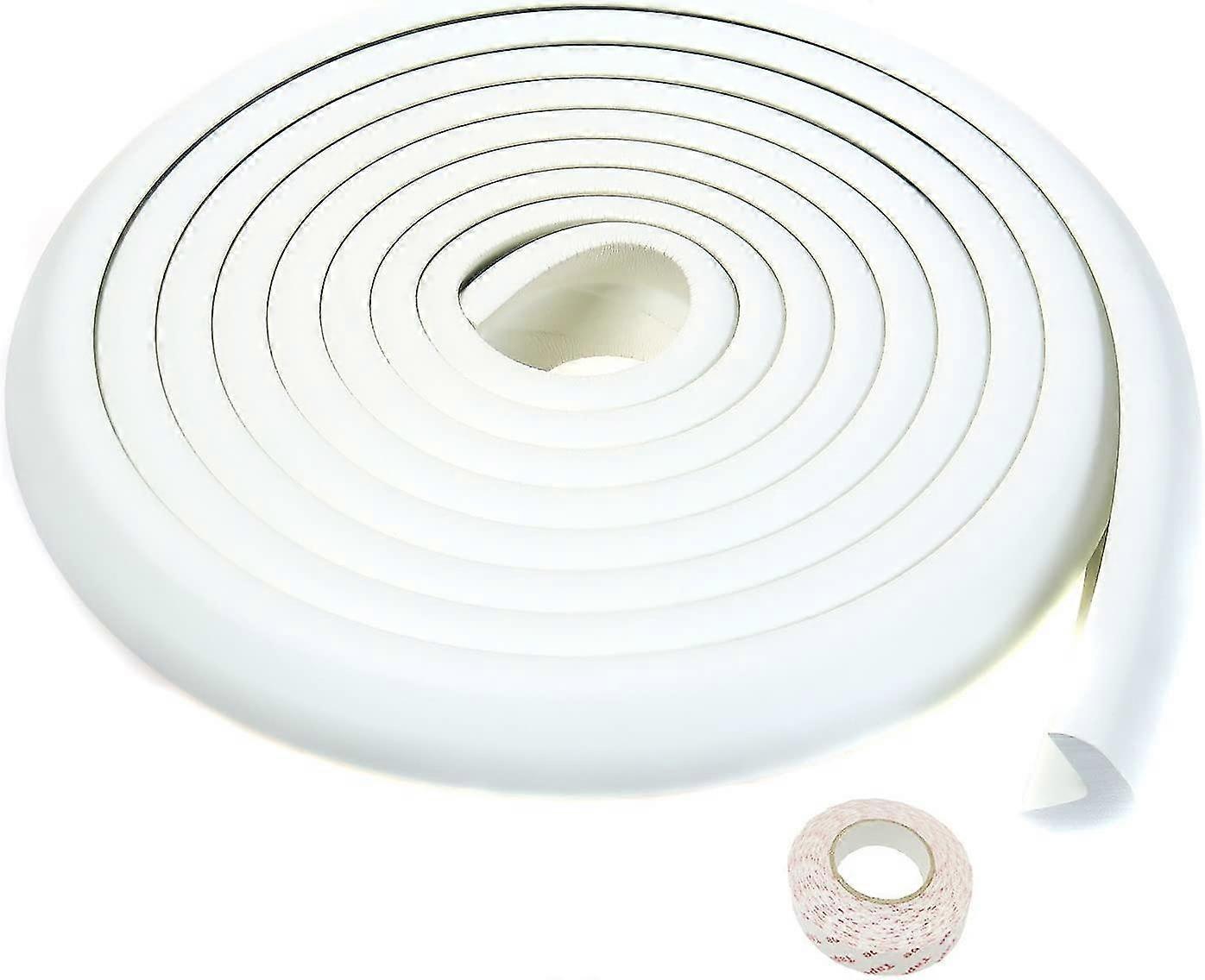 5 Meter Foam Roll, L-shape Table Edge Protectors, Super Soft Anti Shock Foam Edge Protector, Safety For Baby Kids, Edge Protectors, Off White, Tkd7000