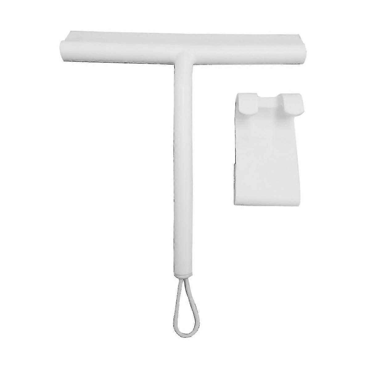 Silicone Shower Squeegee With Hook Lanyard,mirror Screen Wiper, Multi Cleaner For Bathroom, Door