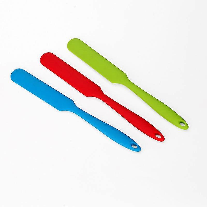Silicone Baking Scraper Heat-resistant Cream Shape Spatula Seamless Kitchen(3pcs)