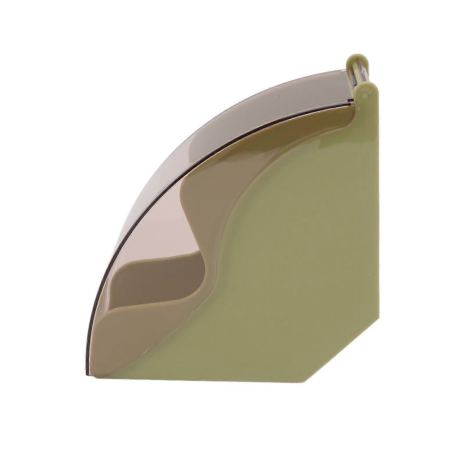 Dustproof Plastic Coffee Filter Paper Storage Box for 100 Pieces Green