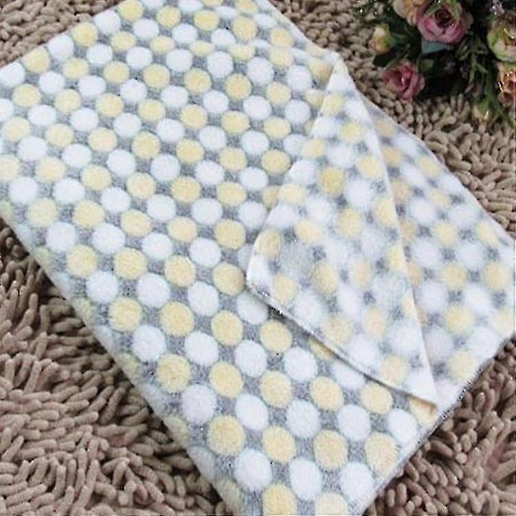 blanket dots printed breathable warm sleeping flannel cushion soft