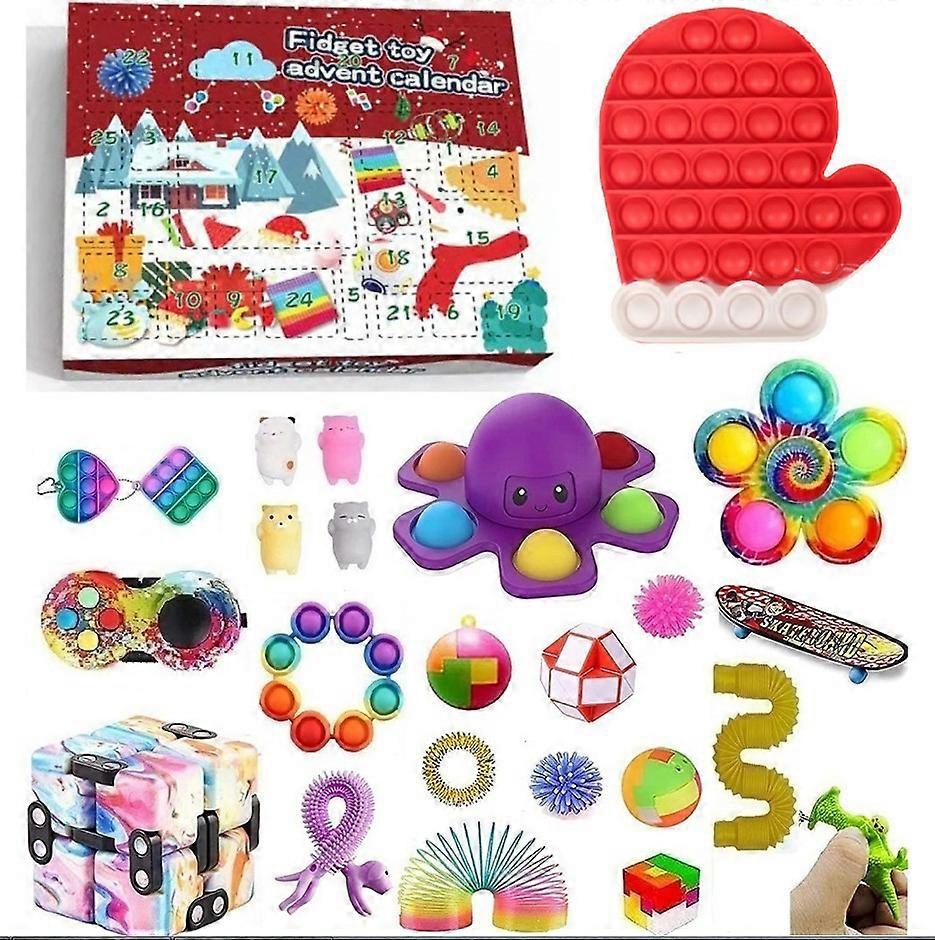 2023 Christmas Advent Calendar Kids Party Gift DIY Toy - Ημερολόγιο αντίστροφης μέτρησης 24 ημερών - Χριστουγεννιάτικο δώρο, Party Favor A5