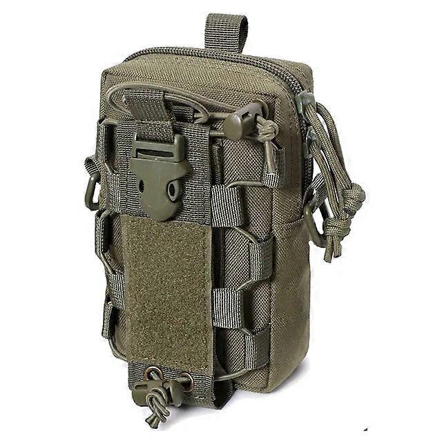 Tactical EDC Belt Pouch Bag Organizer Waist Pouch for Hiking Mobile Phone Water Bottle Kettle Carrier with Shoulder Strap Backpacks