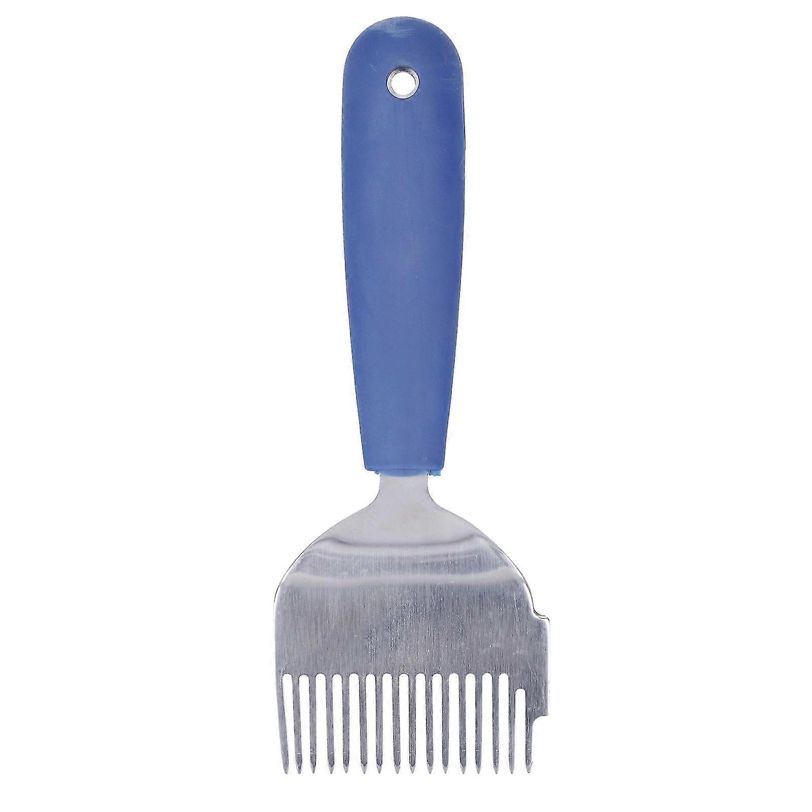 Stainless Steel Uncapping Fork for Beekeeping Honey Extraction Tool with Plastic Handle