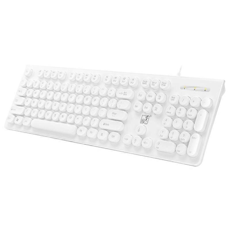 ZGB Round Key USB Wired Computer Keyboard