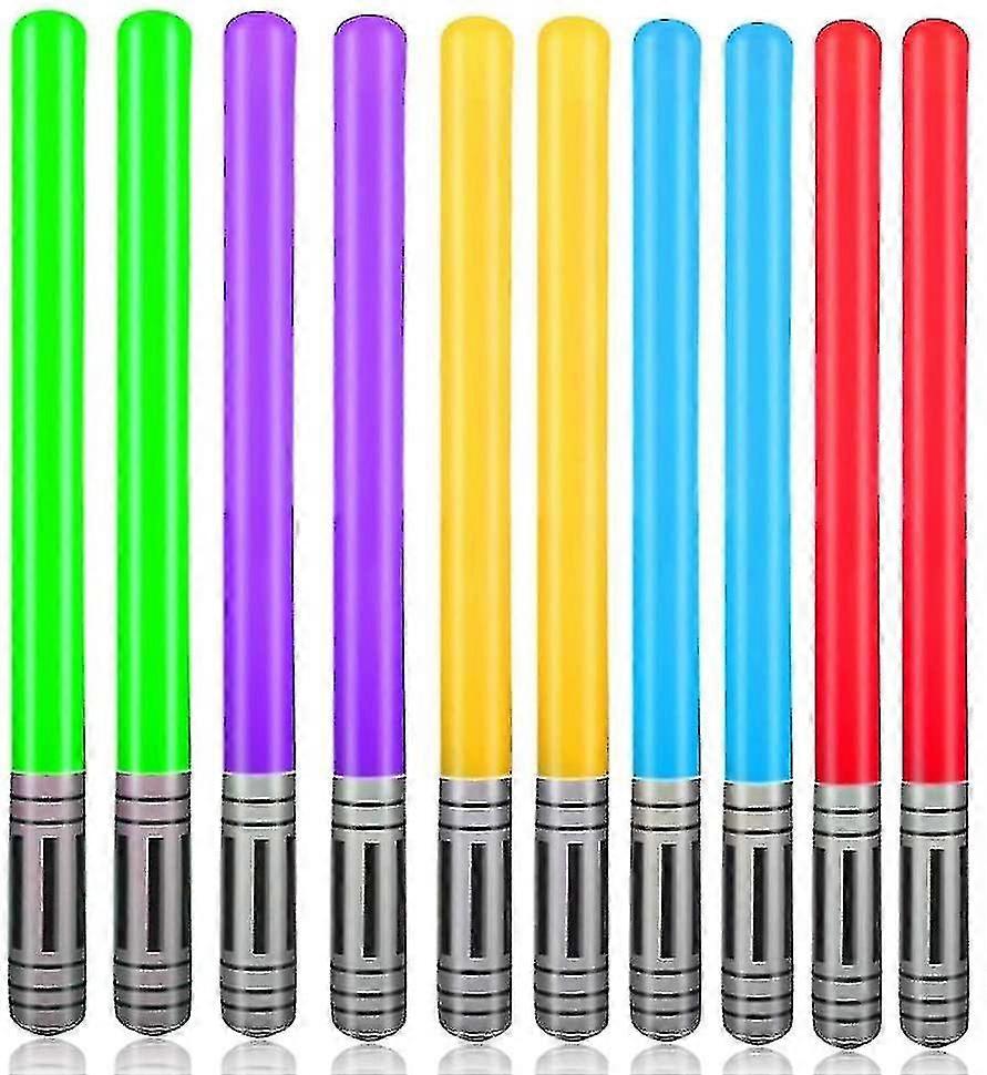 10pcs Inflatable Party Balloons, Inflatable Lightsaber Light Saber Toy, For Photo Booth