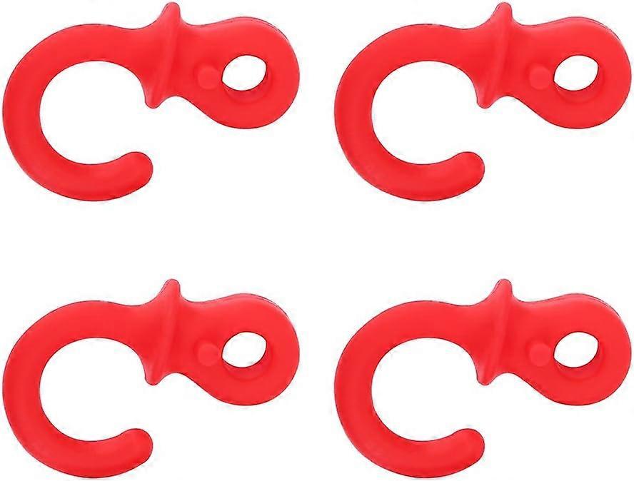 Bueskydning streng lyddæmper stabilisator, 4stk holdbar gummiblanding buestrengstabilisator vibrationsdæmper støddæmper