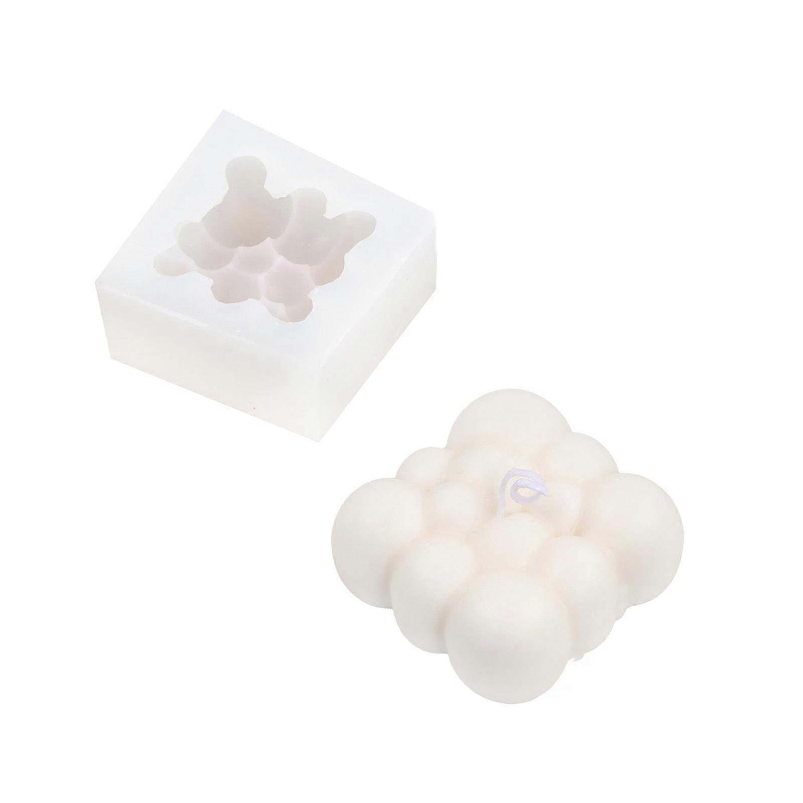 3D Bubble Cloud Silicone Mold for Candle Making Cake Dessert Mousse Baking Molds