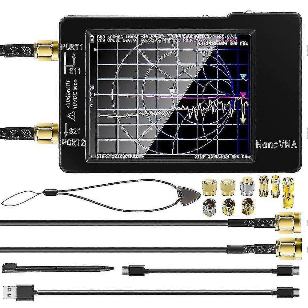 Nanovna-χ Vector Network Analyzer 10khz-1.5ghz πιό πρόσφατη έκδοση 3.6-dt