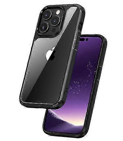 Compatible Iphone 14 Pro Max/14 Pro/14 Clear Case Shockproof Frame Bumper Anti-fall