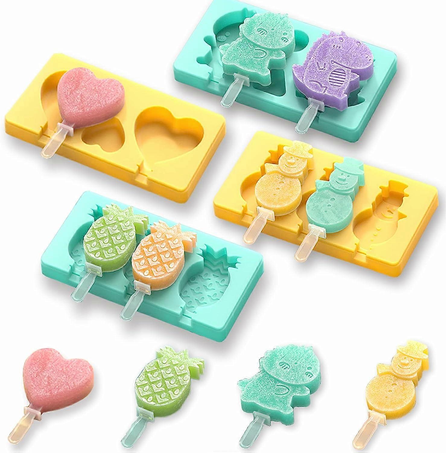 Popsicle Molds,Silicone Popsicle Molds for Toddlers,Homemade Frozen Baby Popsicle Molds,Kids Popsicle Molds,BPA Free,Mini Popsicle Molds,Popsicle Make