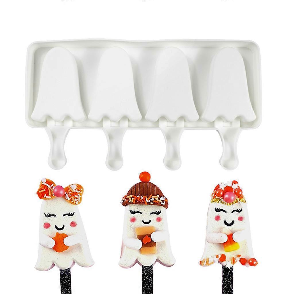 DIY Candy Mold Candy Decoration Christmas Gift Easy to Clean Cute Ghost Shape