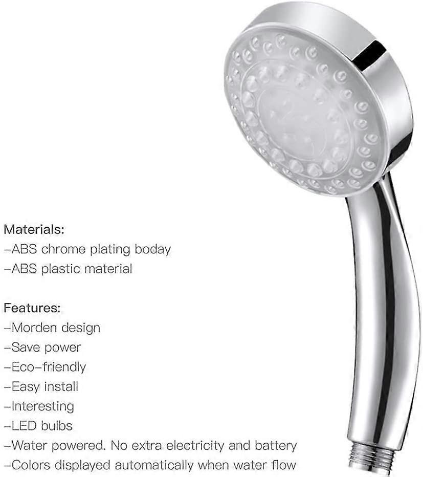 Shower Head Automatic Temperature Control Color Change Sensor Switch ...
