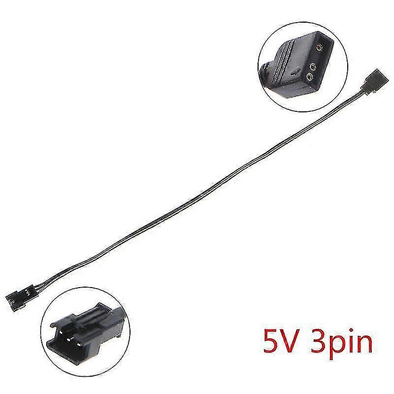 5v 3pin στο θηλυκό/αρσενικό καλώδιο επέκτασης μητρικών πλακετών προσαρμοστών διεπαφών ανεμιστήρων SM 3pin-MXBC