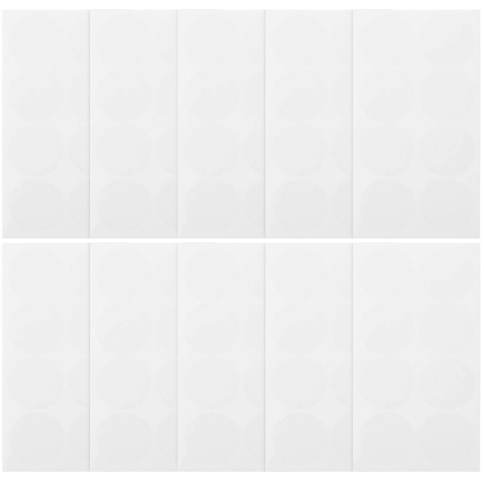 10 Sheets of Outdoor UV Stickers Multi-function Sun Blocking Stickers Car Window UV Testing Sticker Patches