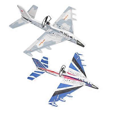 Random color luminous charging airplane model toy