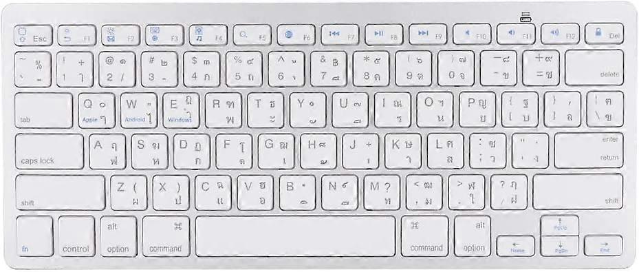 Multi Functional Ultra Slim Bluetooth Thai Wireless Bluetooth Keyboard,Ultra Thin Floating Butt