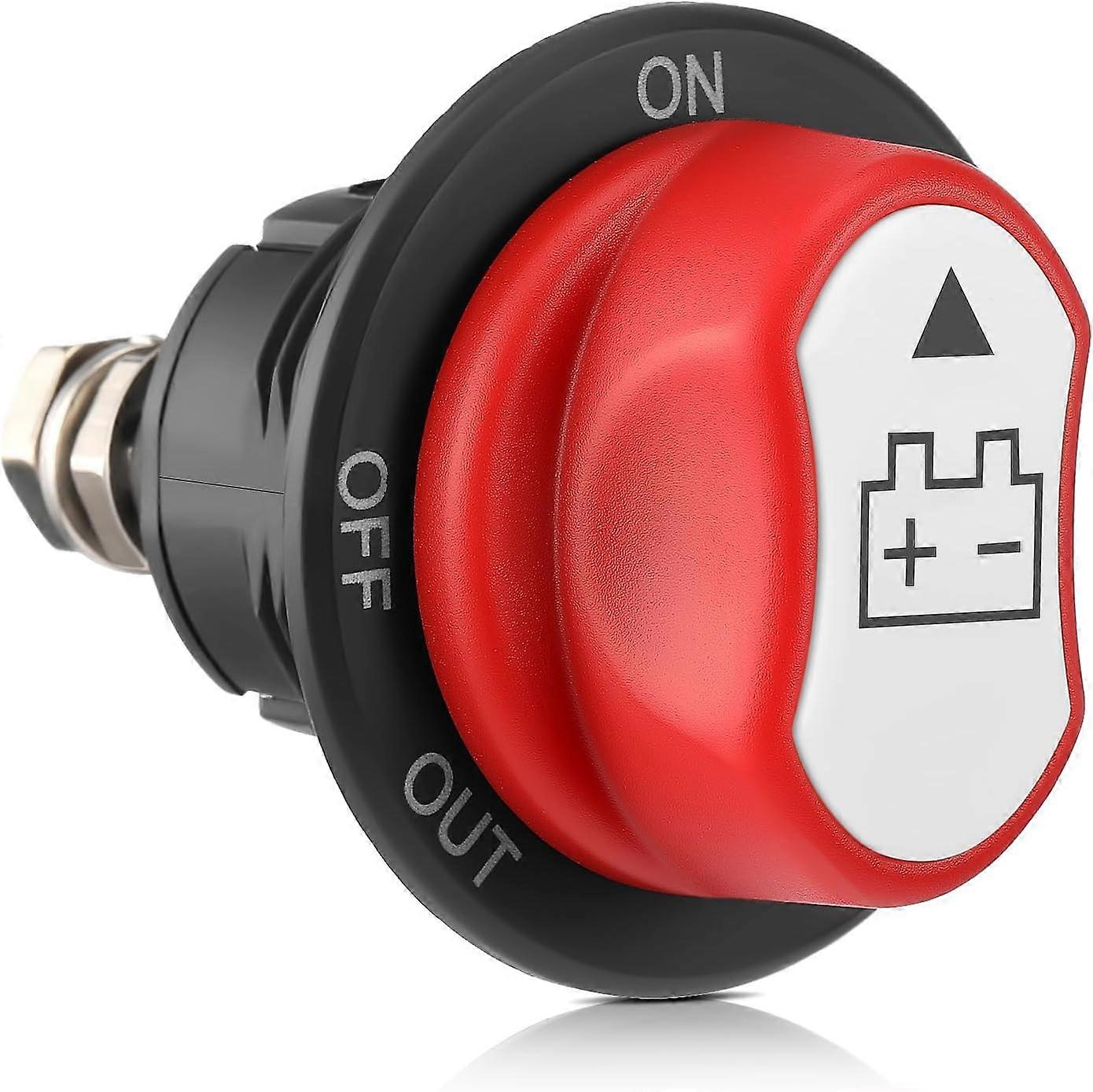 Battery Isolation Switch 12V 24V 48V, 100A Power Cutoff Switch, Kill Switch Compatible Car RV ATV UTV Vehicle Boat Marine Battery Switch On/Off