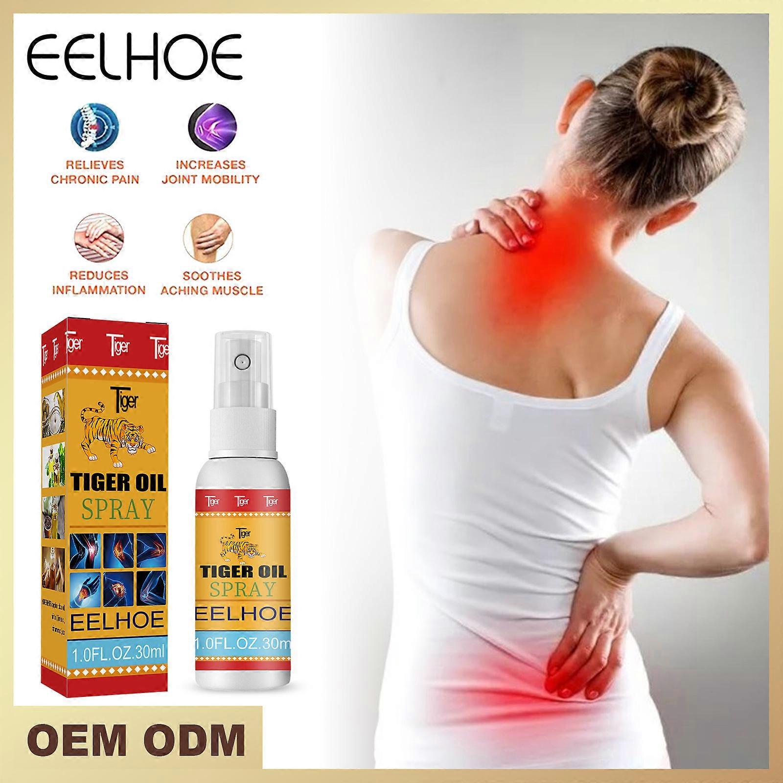 رذاذ آلام عضلات النمر تخفيف آلام مفصل الجسم الركبة العمود الفقري القطني رذاذ خارجي نشط