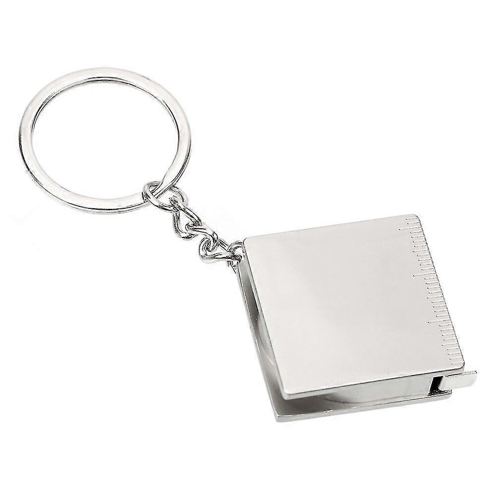 Portable Gauging Tools Measuring Tools Pull Ruler Retractable Ruler Tape Measure Keychain Stainless Steel Key Ring(figure 2 Unproducts)