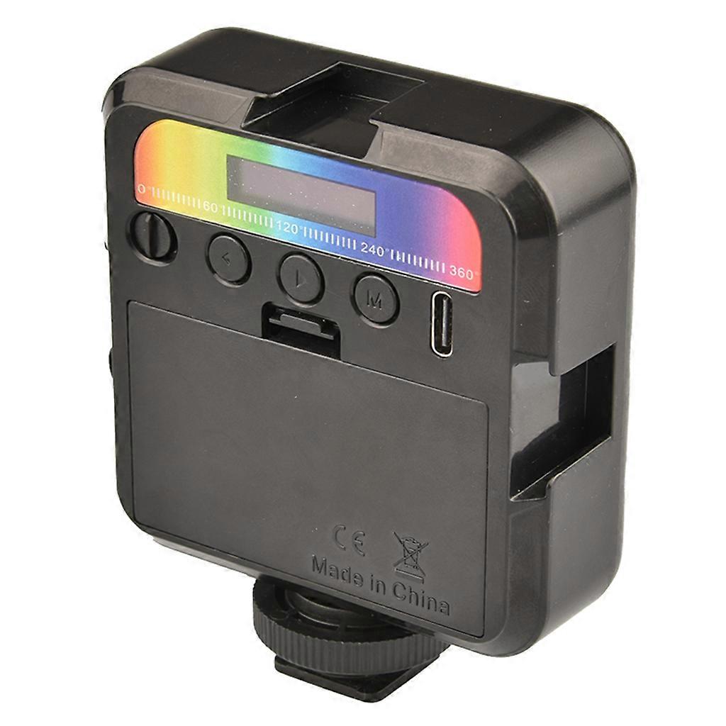 Variable Color Fill Light Mini LED Camera Light 64RGB Video Light for Vlogger