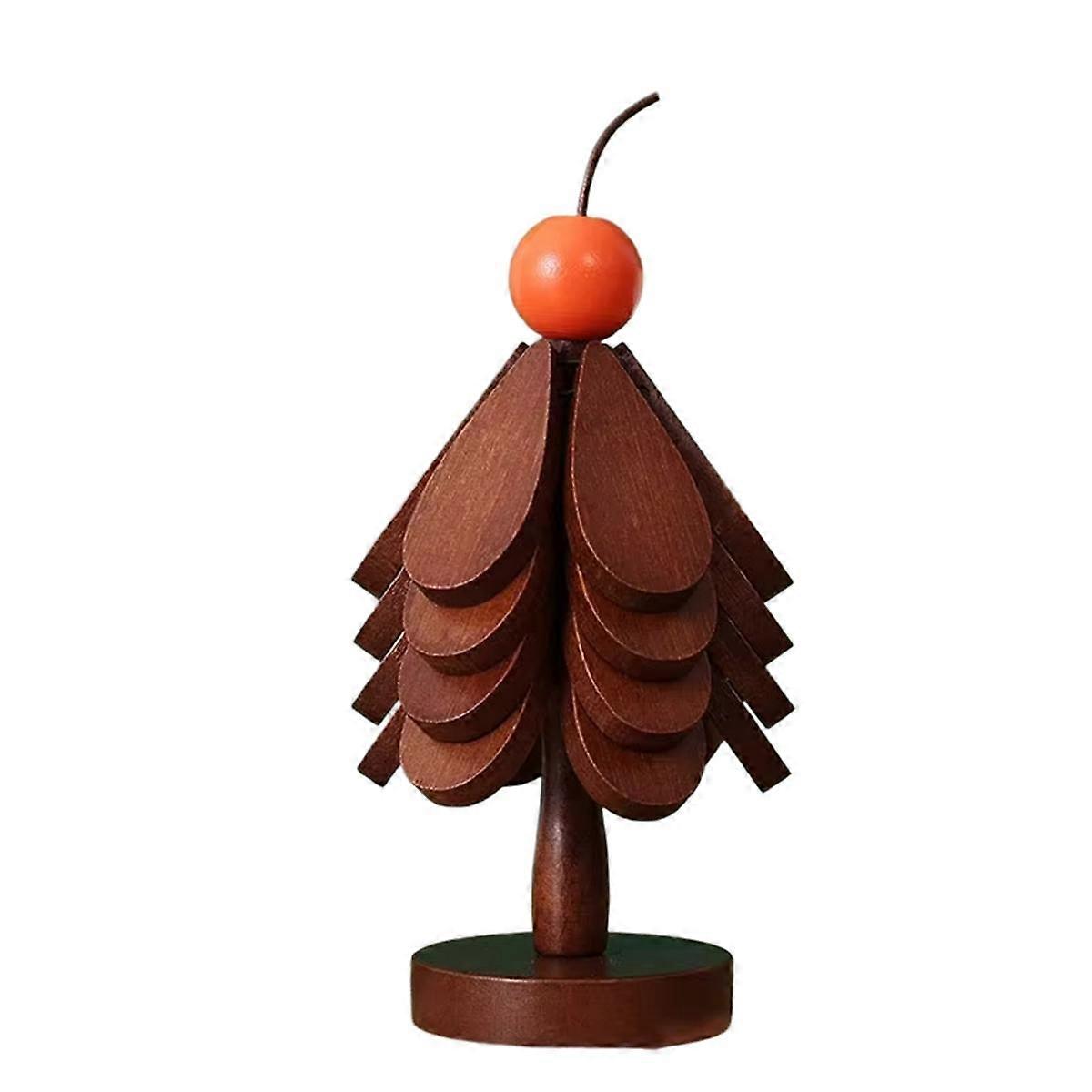 Kitchen Insulation Mat Christmas Tree Shaped Solid Wood Dining Table Anti Scalding Coasters Pot Mat