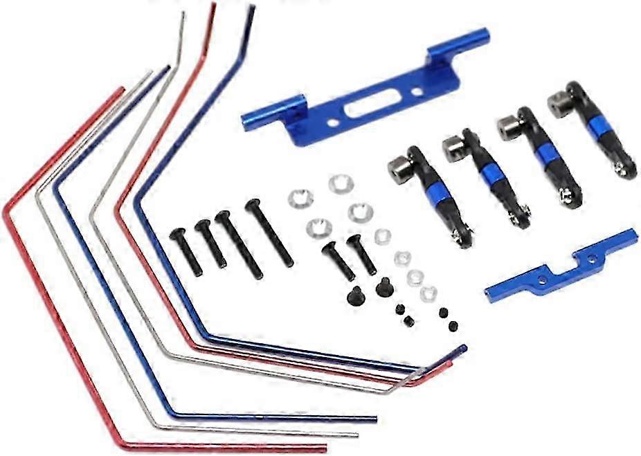 RC Car Metal Front and Rear Sway Bar Kit for Slash 2WD 1/10 RC Rally Car Crawler Vehicle Hobby Model