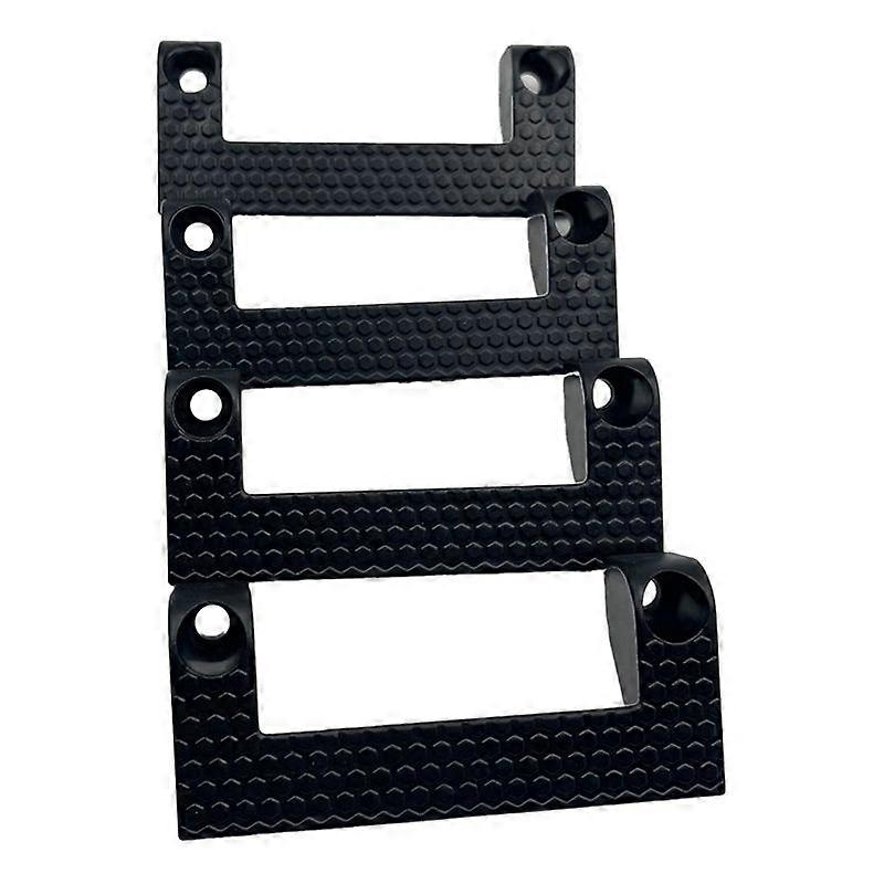 Tape Measure Holder Tool Storage for Garage Organization Tool Holder for Power Tool on Ladder, Work Bench 4 PCS Black