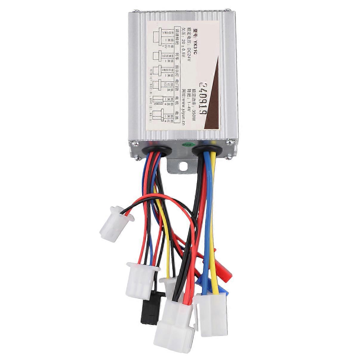 Electric Bike Bicycle Brushed Controller 24V 350W Electric Scooter Controller Brush DC Motor Speed Controller