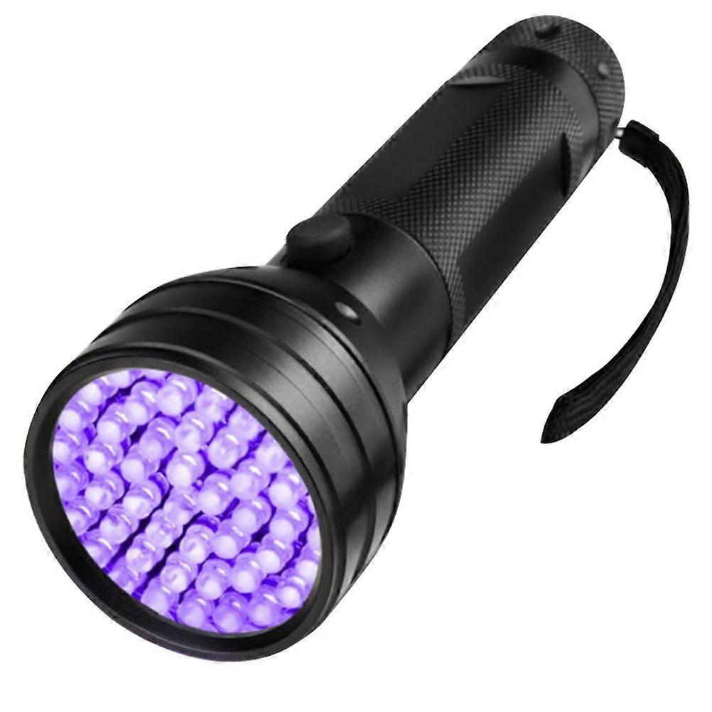 51-LEDs مصباح يدوي ضوء يدوي ضوء الأشعة فوق البنفسجية مصباح يدوي أسود (أسود)