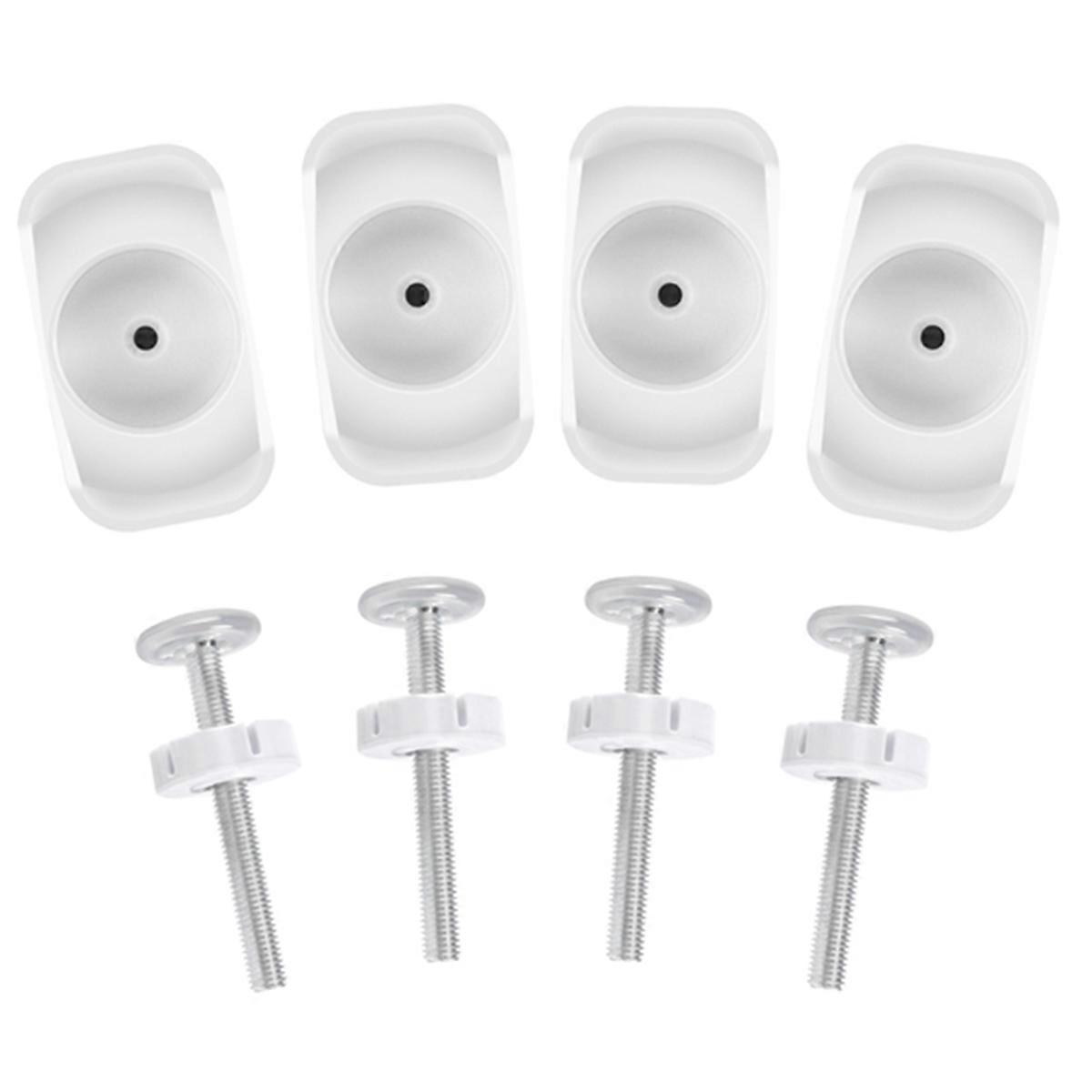 Gate Adapter 4PCS Gate Threaded Spindle Rod Pressure Gate Replacement Parts Screw Mounted Bolts Kit