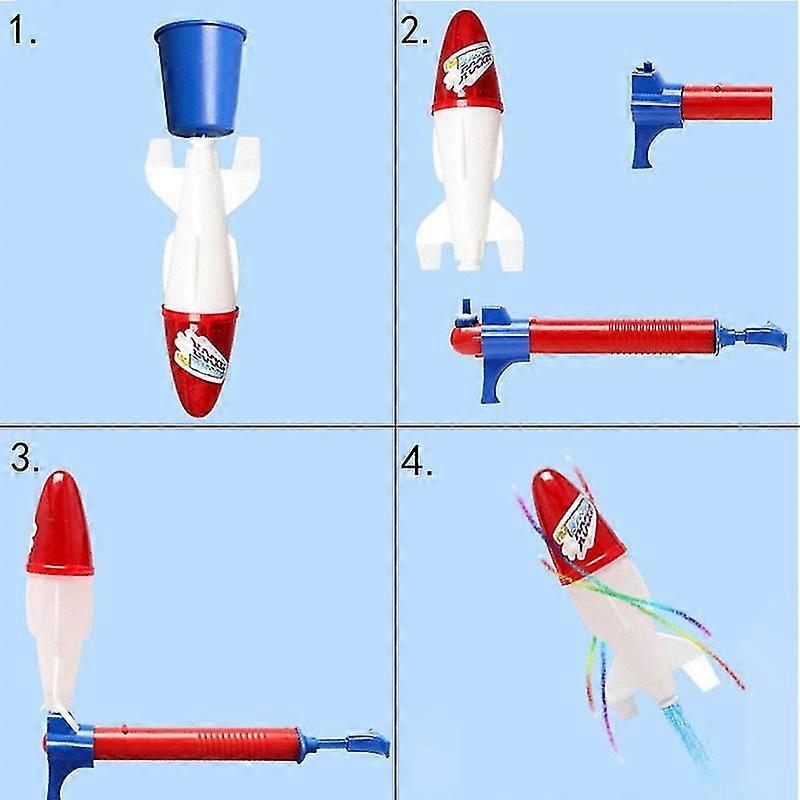Rocket Launcher Outdoor Water Power Rocket Developing Intelligent Experiment Toy