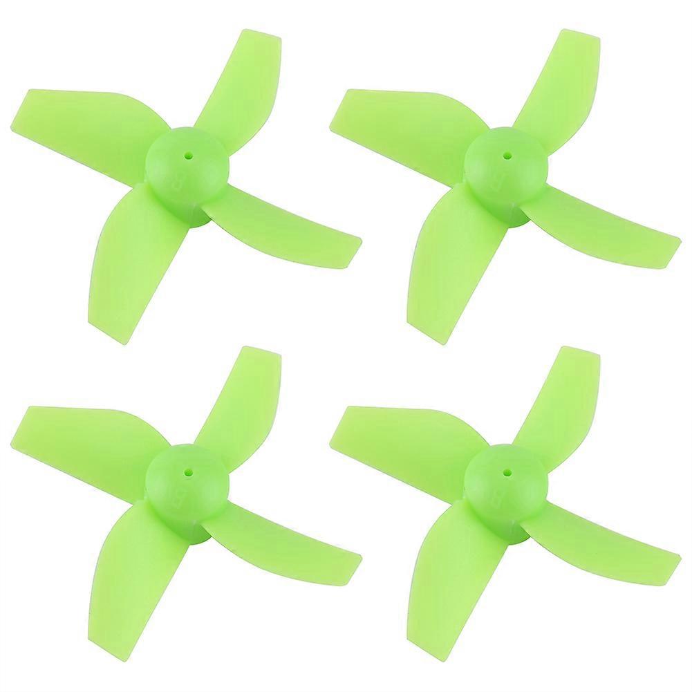 4 stk nye RC quadcopter fireblads propellblader drone tilbehør til h36 e010 (grønn)
