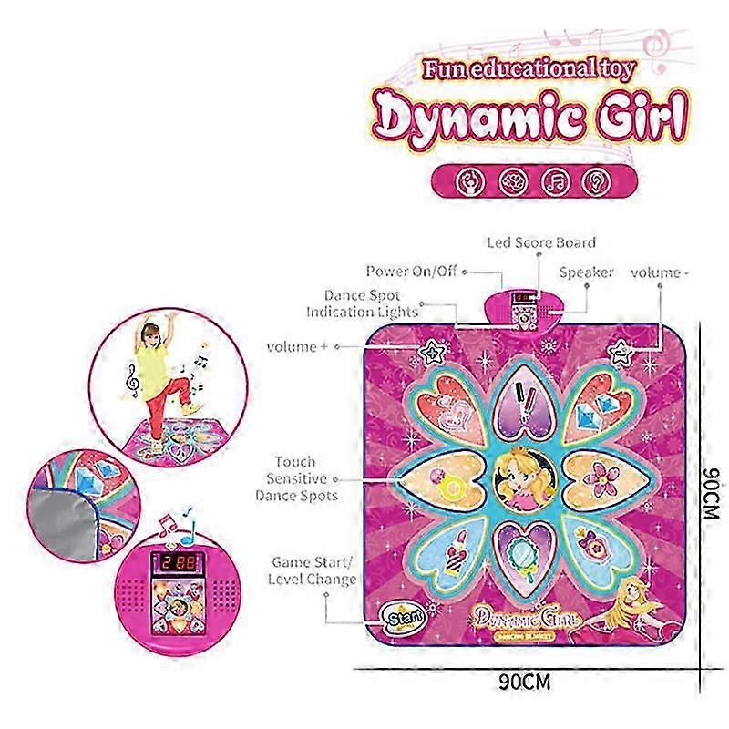 Mat For Kids 3-12 - Themed Kids Dancing Mat , For Girls