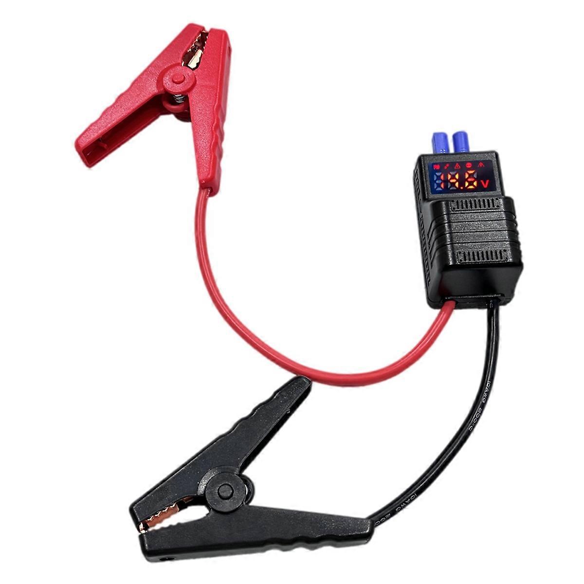 With EC5 Plug Connector Emergency Jumper Cable Clip Intelligent Clamp Booster Anti Reverse Connection 650A 12V